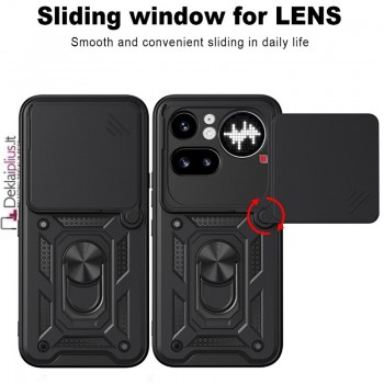 5in1 smūgiams atsparus dėklas su uždaromu dangteliu - juodas (Nothing Phone 4A Pro) 5in1 smūgiams atsparus dėklas su uždaromu dangteliu - juodas (Nothing Phone 4A Pro)